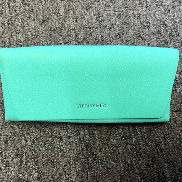 🛑TIFFANY & CO. Designer ➕🆒 SUNGLASSES CASE Leather EYEGLASSES BOX 💸BUY NOW‼️ - Picture 9 of 12